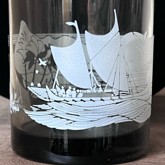 80s McDonald's Hawaii Themed Libby’s Smokey Etched Glass Collection